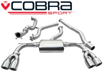 Audi S3 (8V) (saloon) Quattro 13- Turboback-sportavgassystem (Med De-Cat & Ej Ljuddämpat) Cobra Sport
